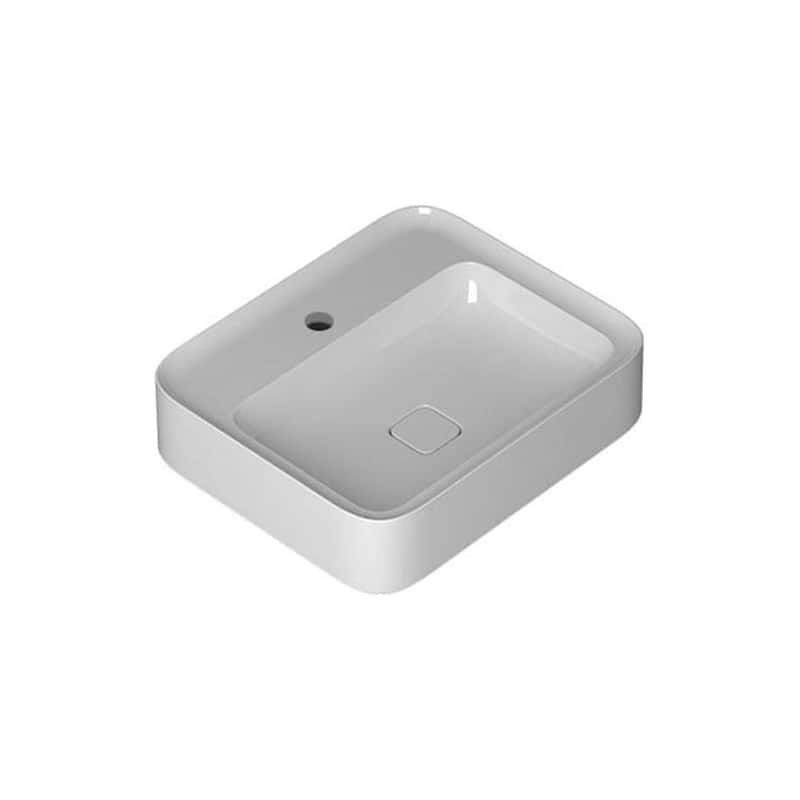 WS Bath Collections Cameo 60.50.01 Cameo 23-5/8" Rectangular Ceramic - Glossy White