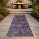 preview thumbnail 63 of 101, Machine Washable Indoor/ Outdoor Global Inver Chantille Rug Plum - 2'3" x 7'6"