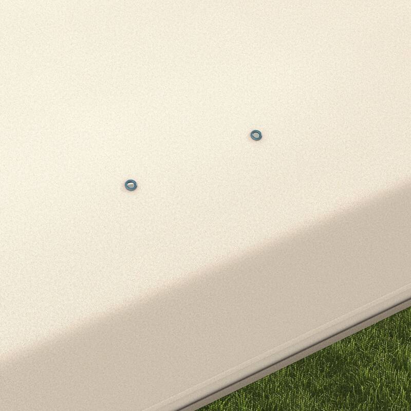 Outsunny 210D Oxford 10' x 10' Pop Up Canopy Tent with Netting, Instant Screen Room House, Tents for Parties, Height Adjustable