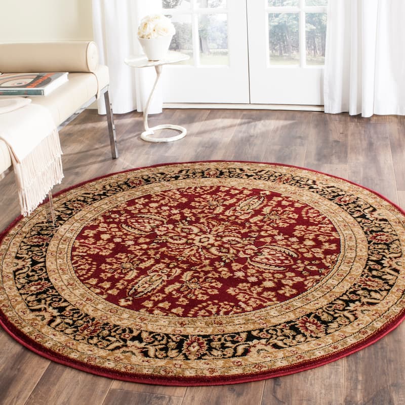 SAFAVIEH Lyndhurst Fulgencia Traditional Bordered Oriental Area Rug - 7'9" x 9'9" - Red/Black