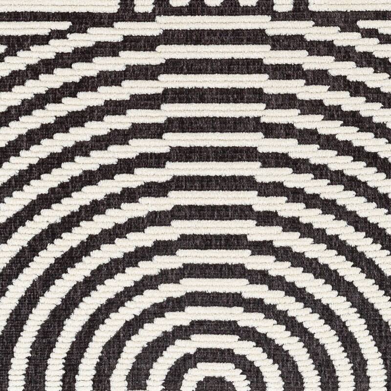 Livabliss Remi Mod Stripe Machine Washable Area Rug