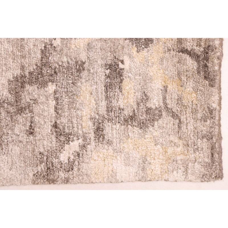 ECARPETGALLERY Hand-knotted Legacy Grey Silk Rug - 6'7 x 9'10