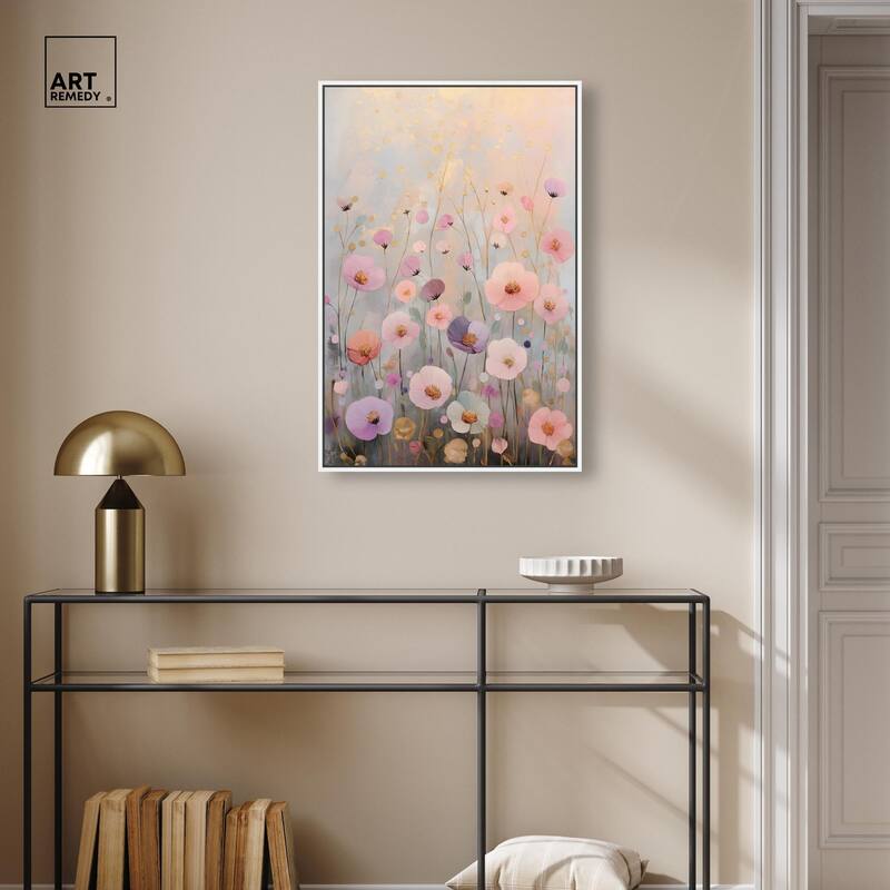 Tiny Blooms II Canvas by Art Remedy