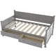 preview thumbnail 3 of 14, Merax X-shaped Decoration Twin Daybed with 2 Large Drawers