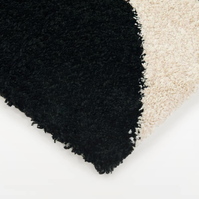 Dalton Modern Geo Shag Area Rug