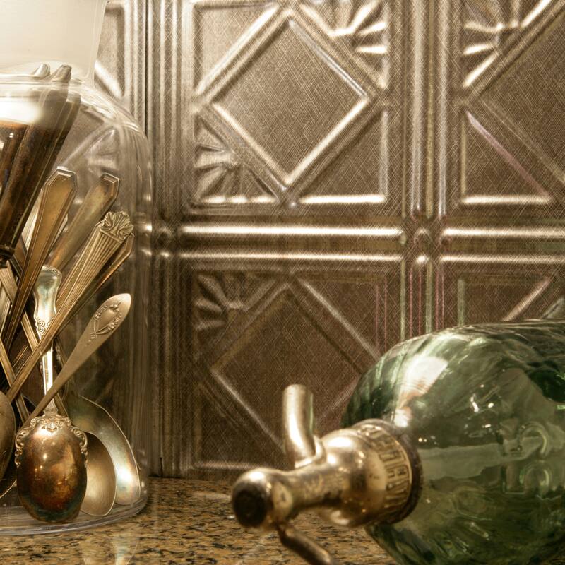 FASÄDE Traditional Style 4 Decorative Vinyl Backsplash Panel