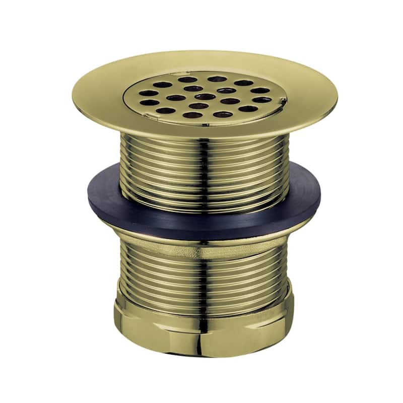 Kingston Brass Seattle 2-Inch Brass Grid Bar/Utility Sink Basket Strainer - Antique Brass