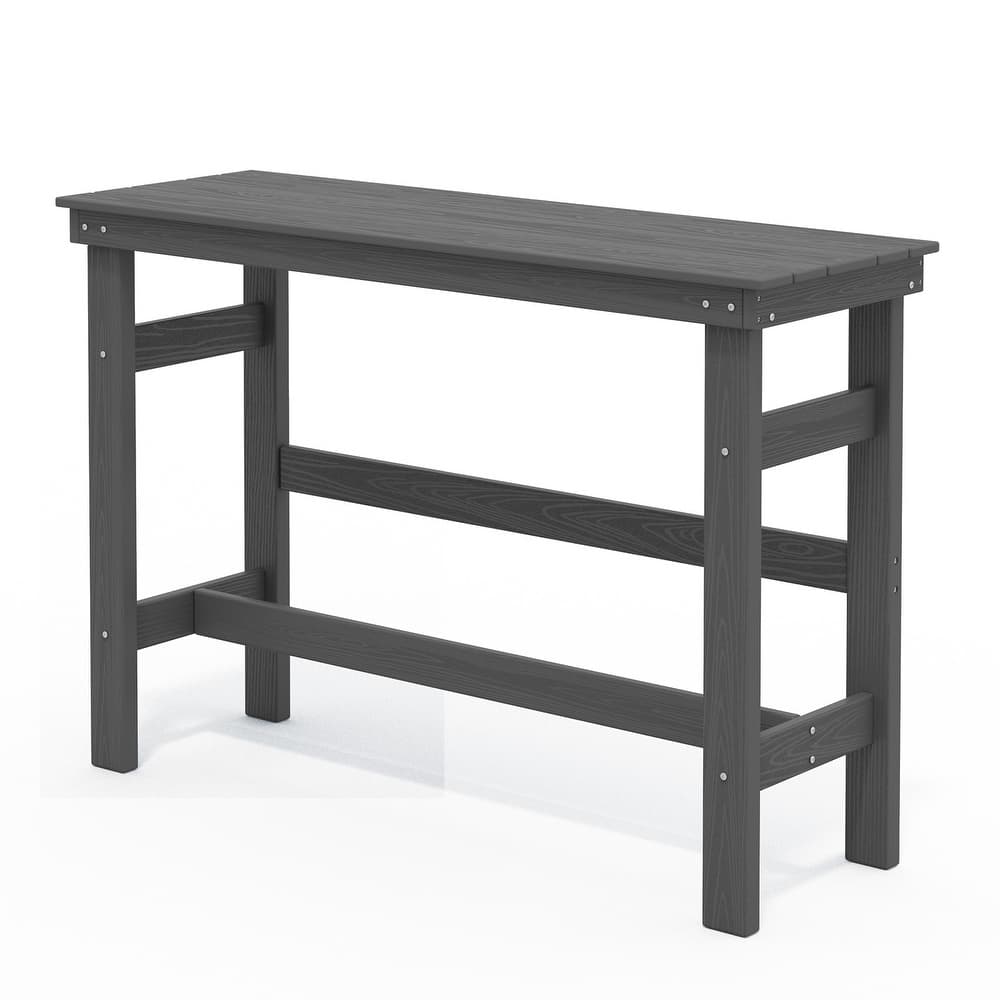 40-inch Outdoor Patio HDPE Pub Bar Table, Balcony Table