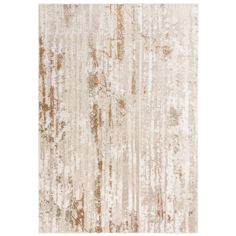 Alora Decor Sage Contemporary/Modern Rust Wool Area Rug