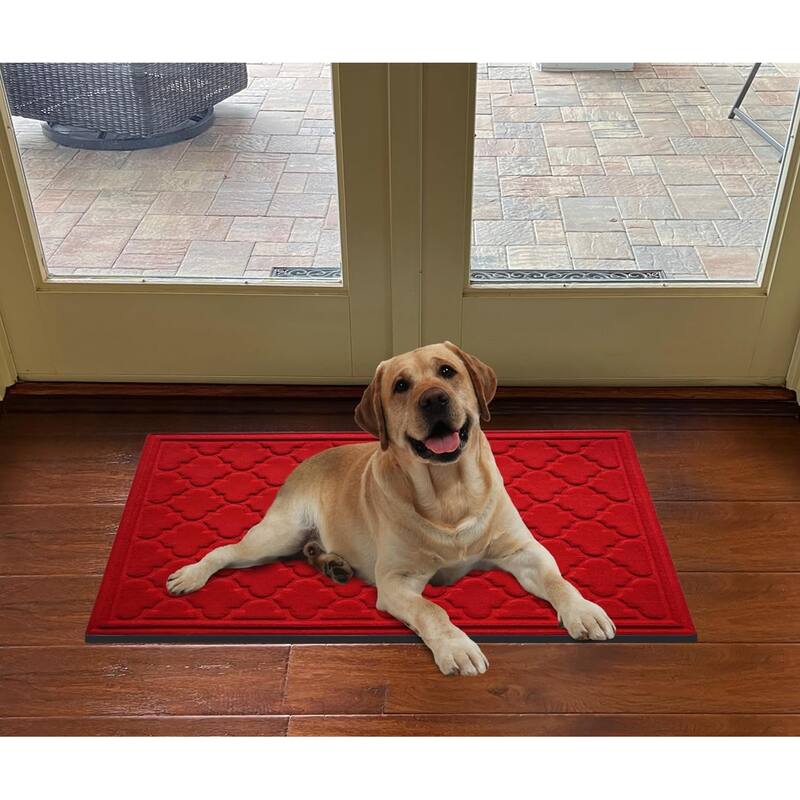 A1HC New All Weather Superior Dirt and Moisture Absorbing Polypropylene Door Mat with Non-Slip Backing for Inside Outside Use