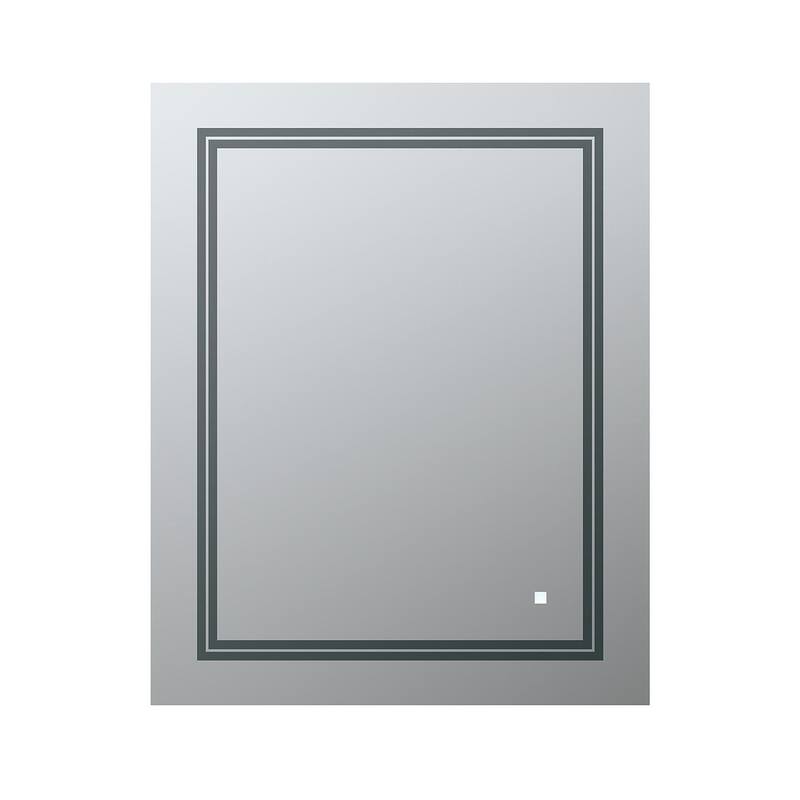 AQUADOM Soho 24" Led Lighted Mirror for Bathroom Defogger, Backlit and Front-Lit - 24"x30"x1"
