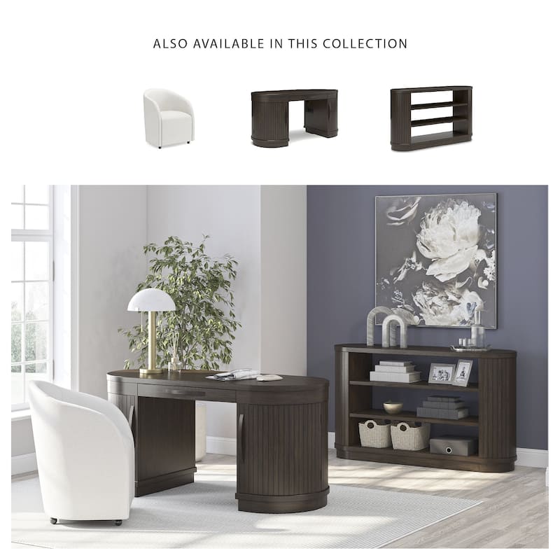 Signature Design by Ashley Korestone Warm Brown 63" Home Office Desk