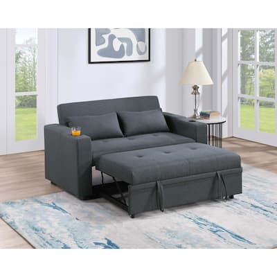 Poundex Convertible Sofa