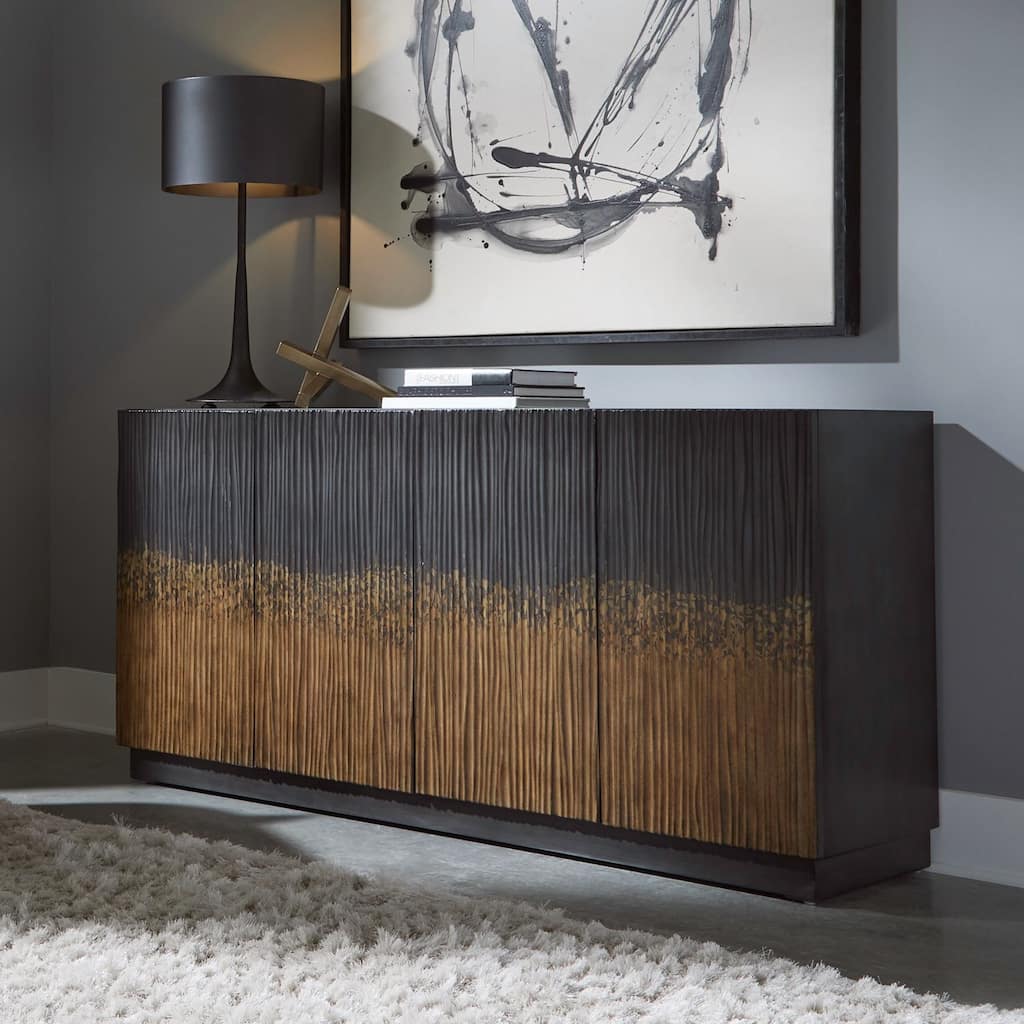 Liberty Furniture Terrace Fiore 4 Door Accent Cabinet - Width 70" x Depth 18" x Hepth 34"