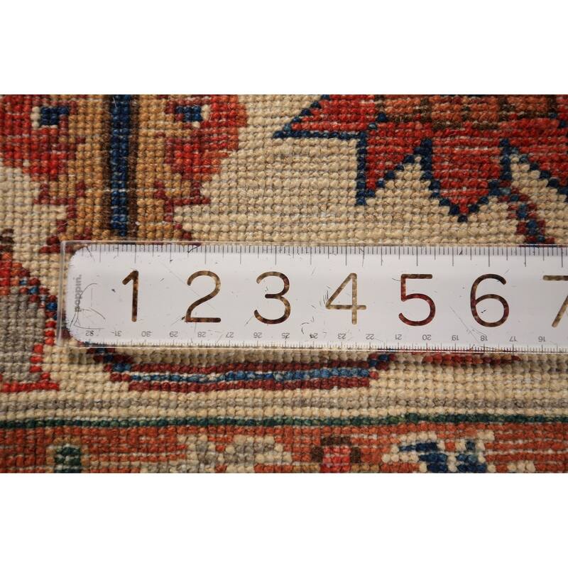 Blue Ziegler Vegetable Dye Area Rug Handmade Wool Carpet - 8'0" x 9'9"