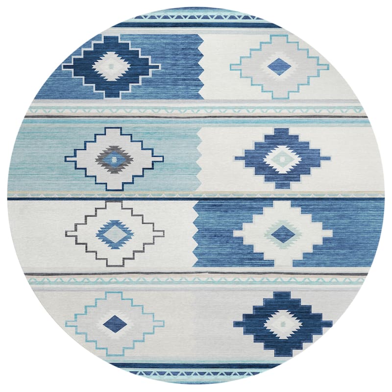 Indoor/ Outdoor Sonora Boho Medallions Washable Rug