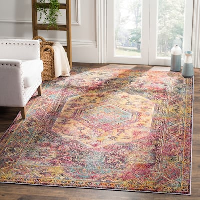 SAFAVIEH Crystal Elmije Vintage Boho Oriental Rug