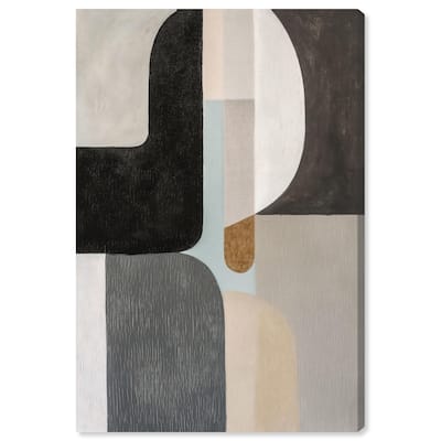 Interlocking Segments III Canvas by Art Remedy, Gallery Wrapped