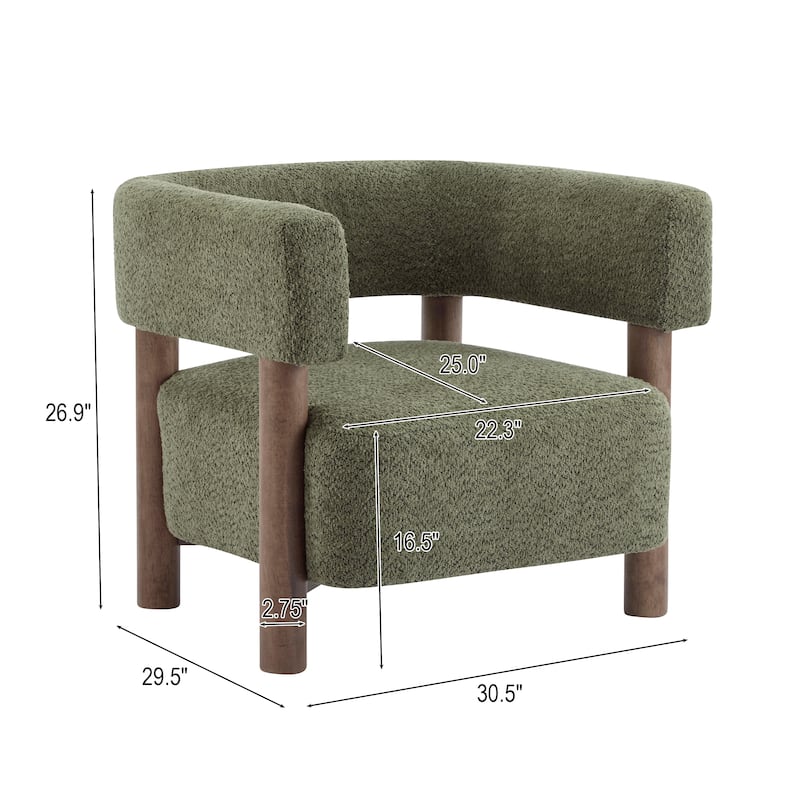 Christopher Knight Home - James Living Room Fabric Accent Chair