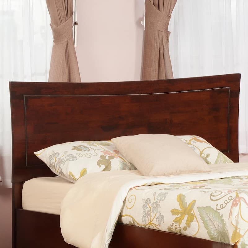 AFI Metro Headboard with Attachable Charger - Walnut - Queen