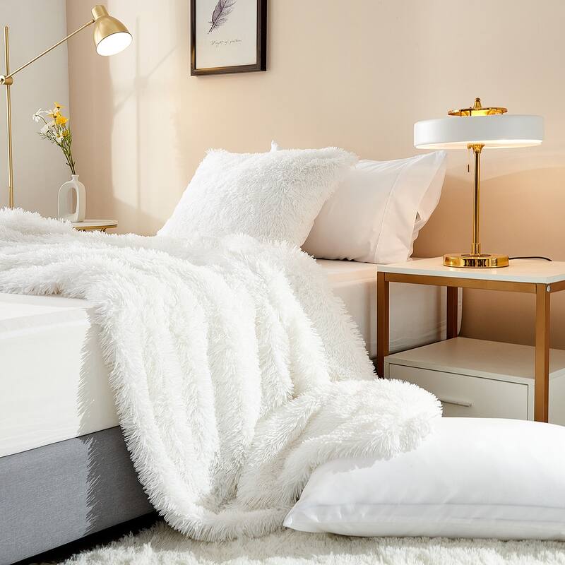 Plush Fluffy Shaggy Crystal Velvet Duvet Cover