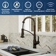 preview thumbnail 69 of 88, Karran Scottsdale Touchless Single-Handle Pull-Down Sprayer Kitchen Faucet