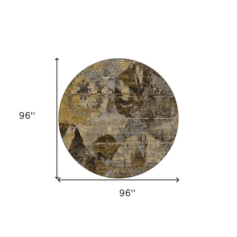 Rane Modern Art-Inspired Weather Resistant Timeless Fusion Runner Outdoor Rug