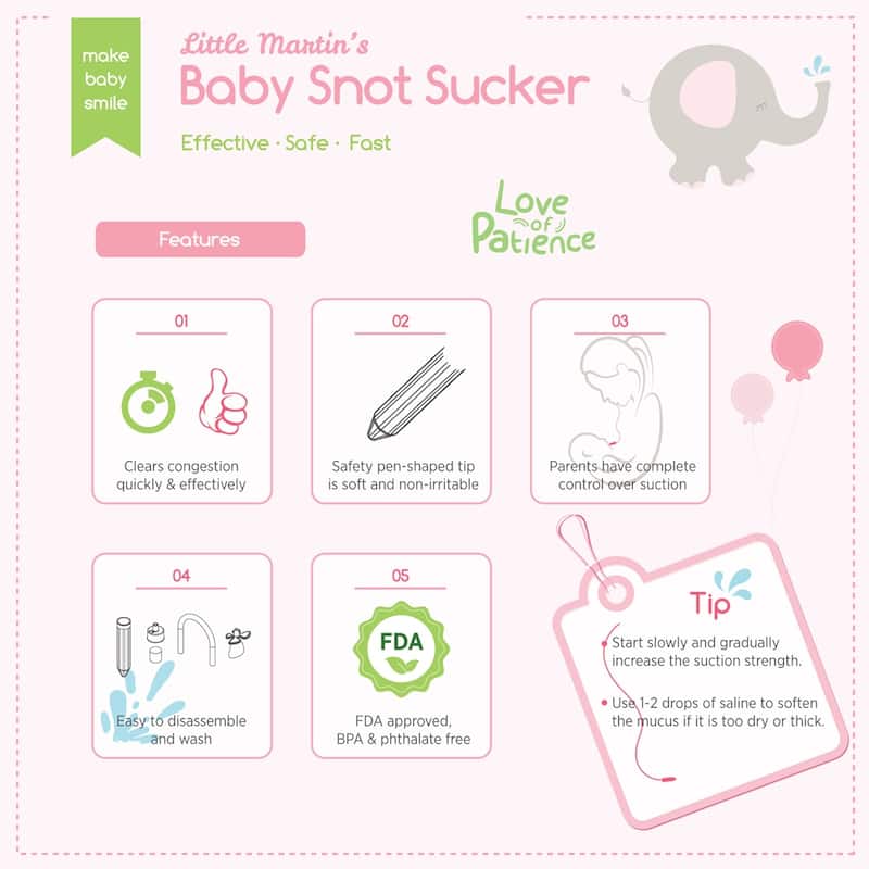Little Martin's Reusable Snot Sucker