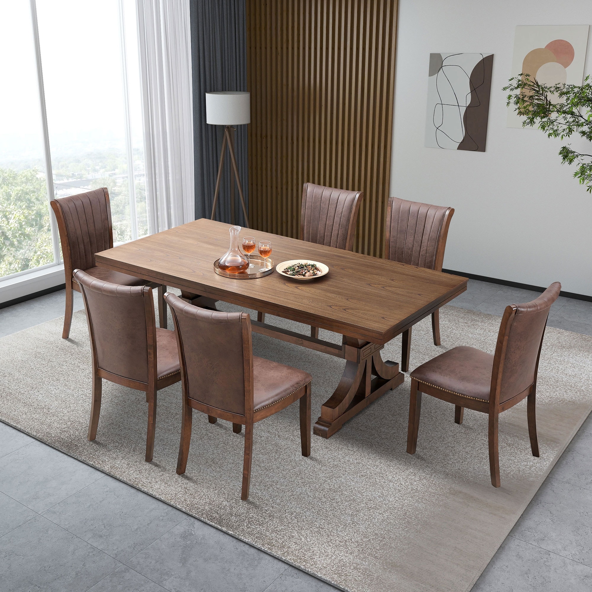 Modern Fabric Upholstered Kitchen Chair Side Chairs Oak Dining Chairs Coffee Chair Wooden Side Chairs