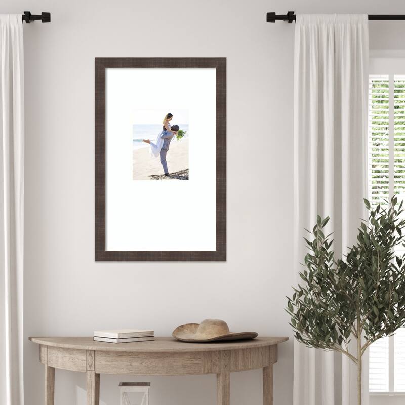 Whiskey Brown Rustic Framed Picture Frame, Photo Frame