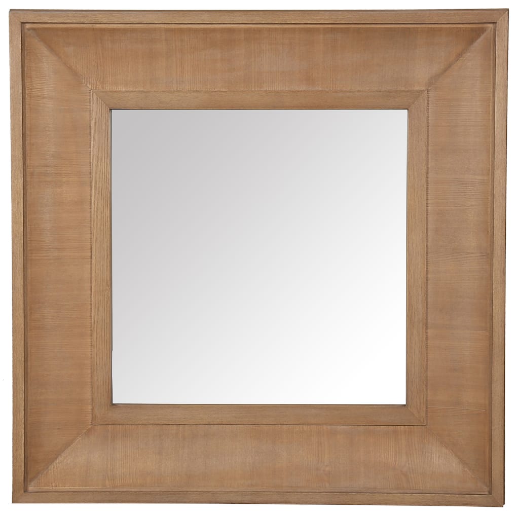 SAFAVIEH Couture Kaya 42.5-inch Square Wood Mirror - 42.5"W x 3.1"D x 42.5"H