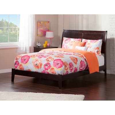Portland Full Foundation Bed Frame in Espresso