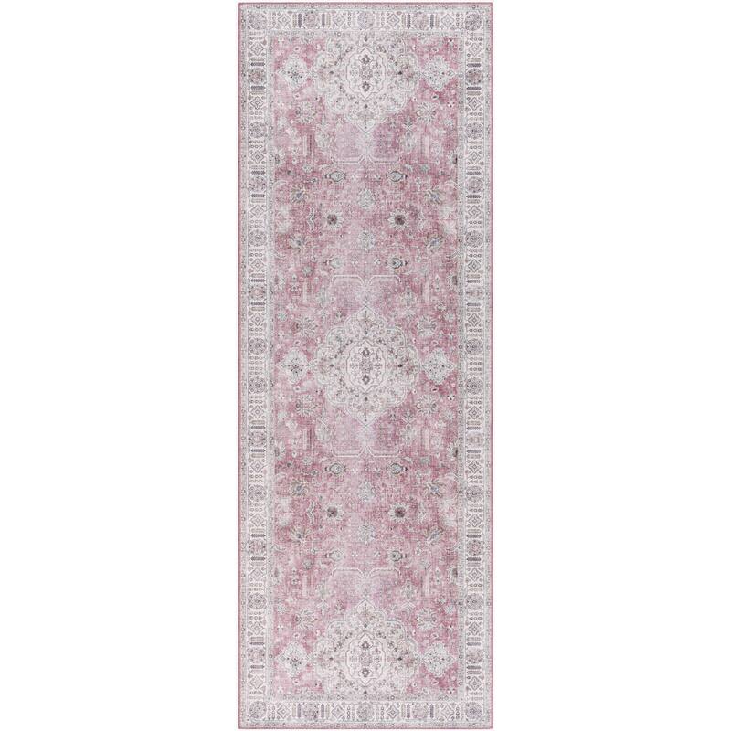 Livabliss Traditional Iris Medallion Area Rug