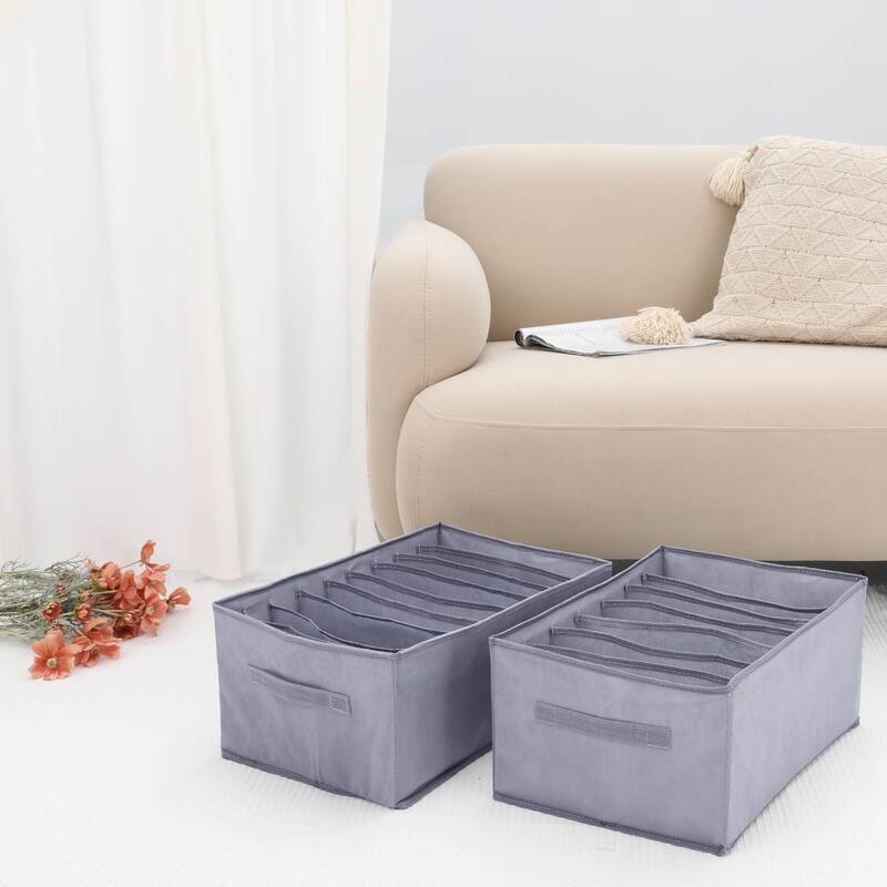 Storage Cube, Fabric Storage Bin with Handles for Shelves Closet, 1 Pcs Collapsible Storage Basket for Organizing Clothes Books