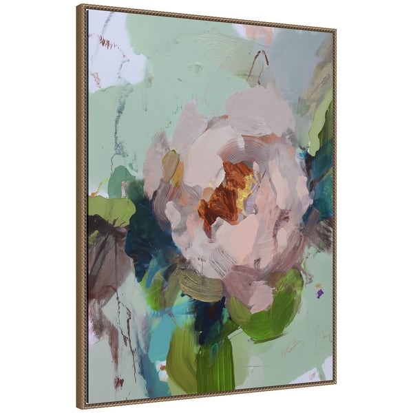 Kate and Laurel Peony I by Amy Lighthall Framed Canvas Wall Art Print ...