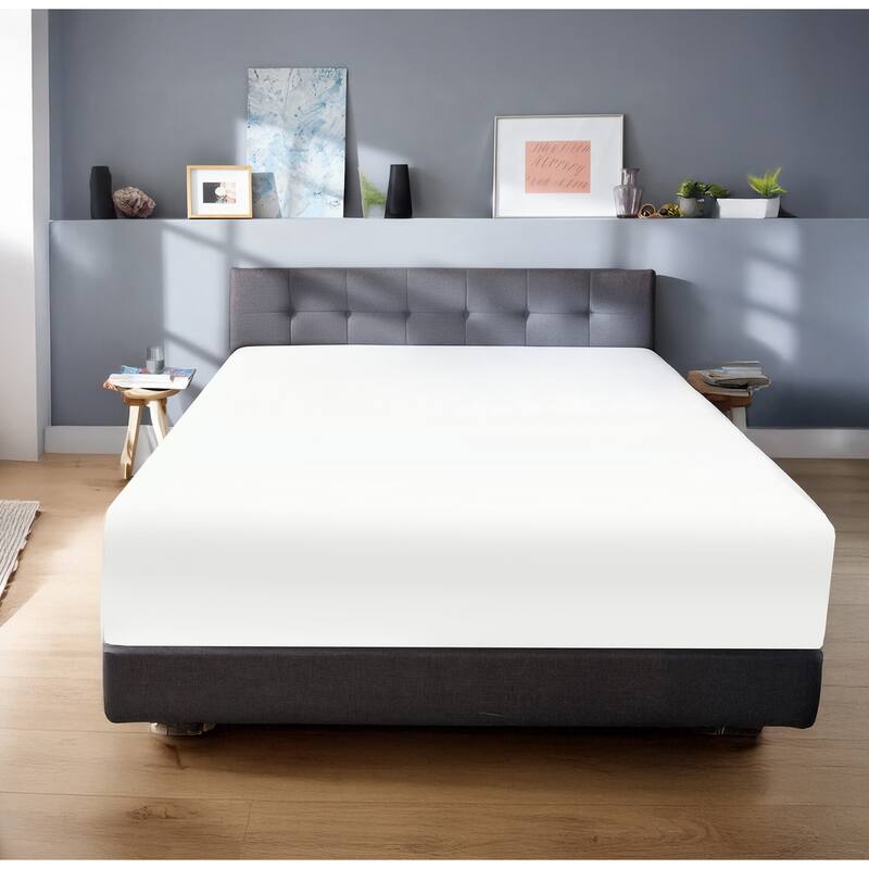 Superior Egyptian Cotton 650 TC Extra Deep Pocket Fitted Sheet - California King - 18" Deep Pocket - White