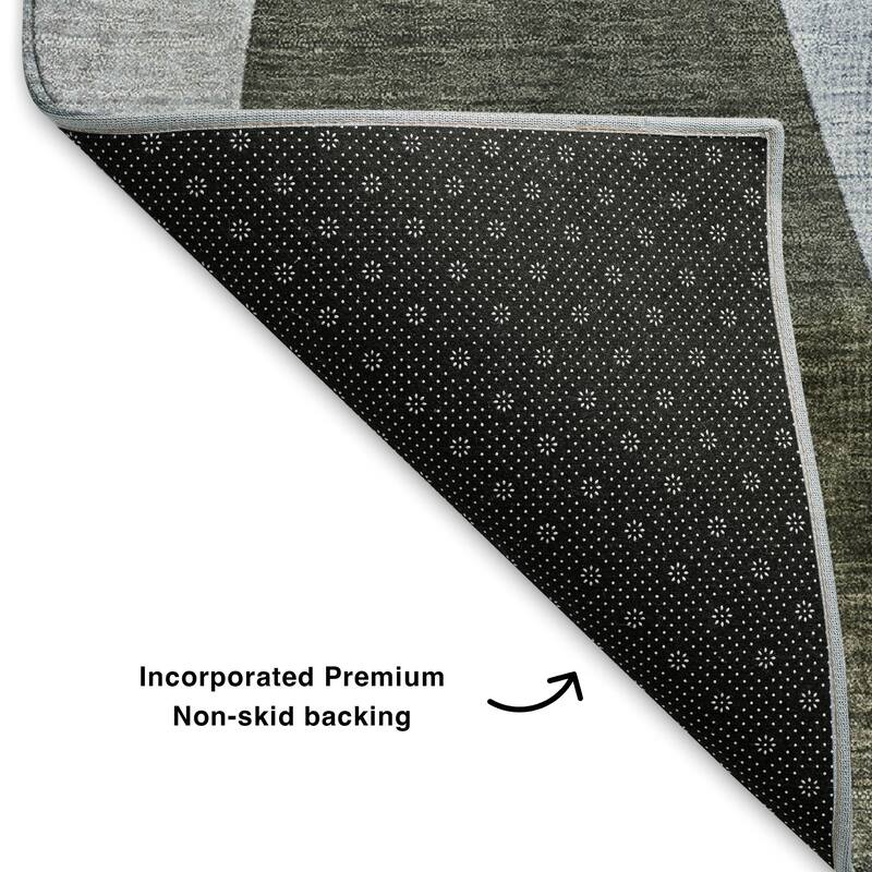 Premium Washable Super Soft Abstract Contemporary Mayfield Rug