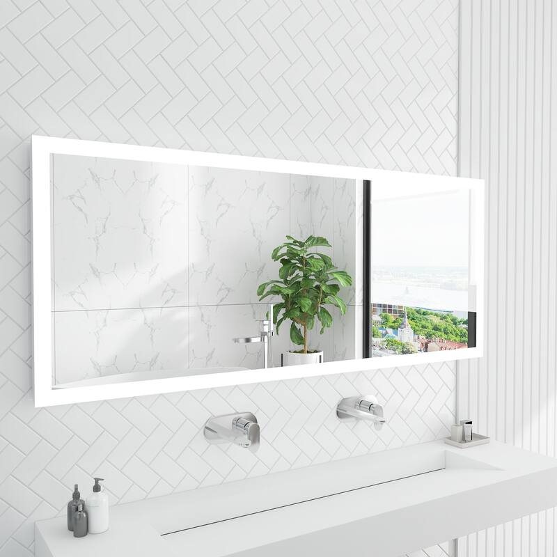Sabrina Modern LED Bathroom Vanity Mirror