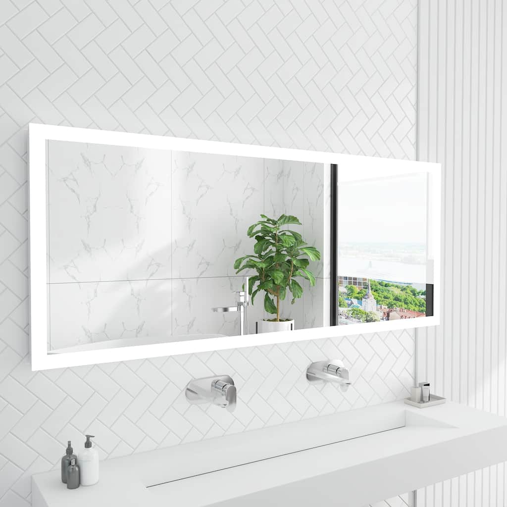 Sabrina Modern LED Bathroom Vanity Mirror
