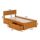 preview thumbnail 51 of 83, Orlando Platform Bed with Footboard and Storage Drawers