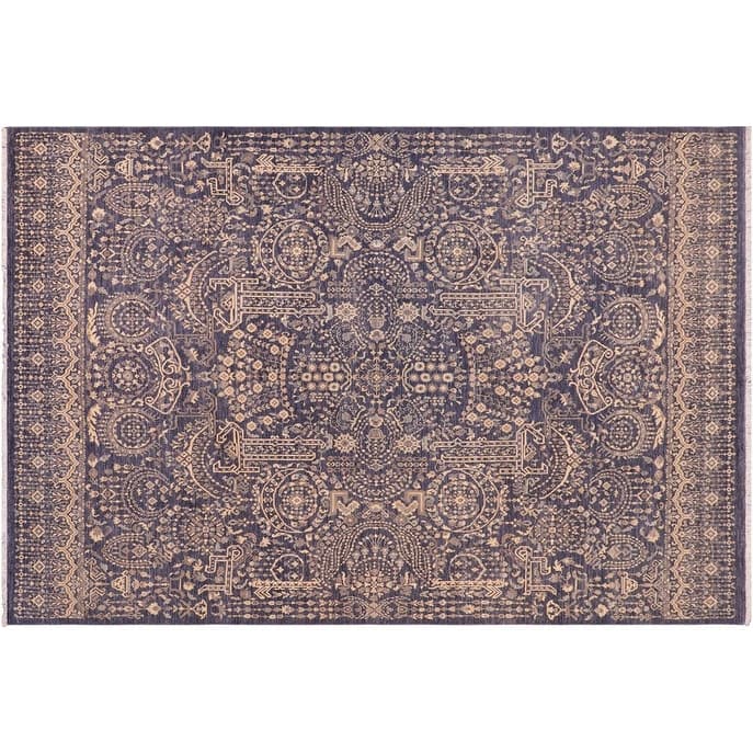 Classic Ziegler Frederic Gray Beige Hand-Knotted Wool Rug - 7'11'' x 10'6''