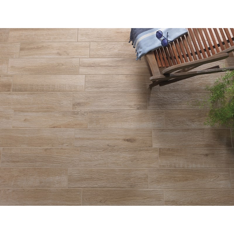 Industry Tile 6x24 Oslo Honey Wood Look Porcelain Tile