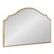 Kate and Laurel Leanna Framed Arch Wall Mirror - 18x24 - Gold