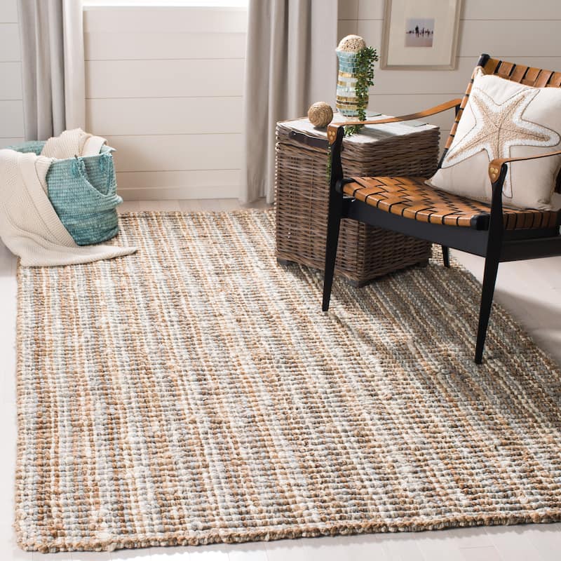 SAFAVIEH Jerneja Handmade Solid Chunky Jute Area Rug