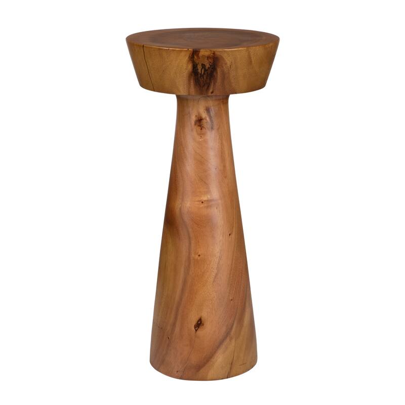 Wooden End Drink Table - 24.5" - Brown