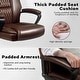 preview thumbnail 5 of 11, Bossin Big and Tall Office Chair High Back Executive Chair Ergonomic Adjustable Executive Leather Chair,400lbs