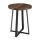 preview thumbnail 9 of 31, Middlebrook Barnett Round Metal Wrap Side Table