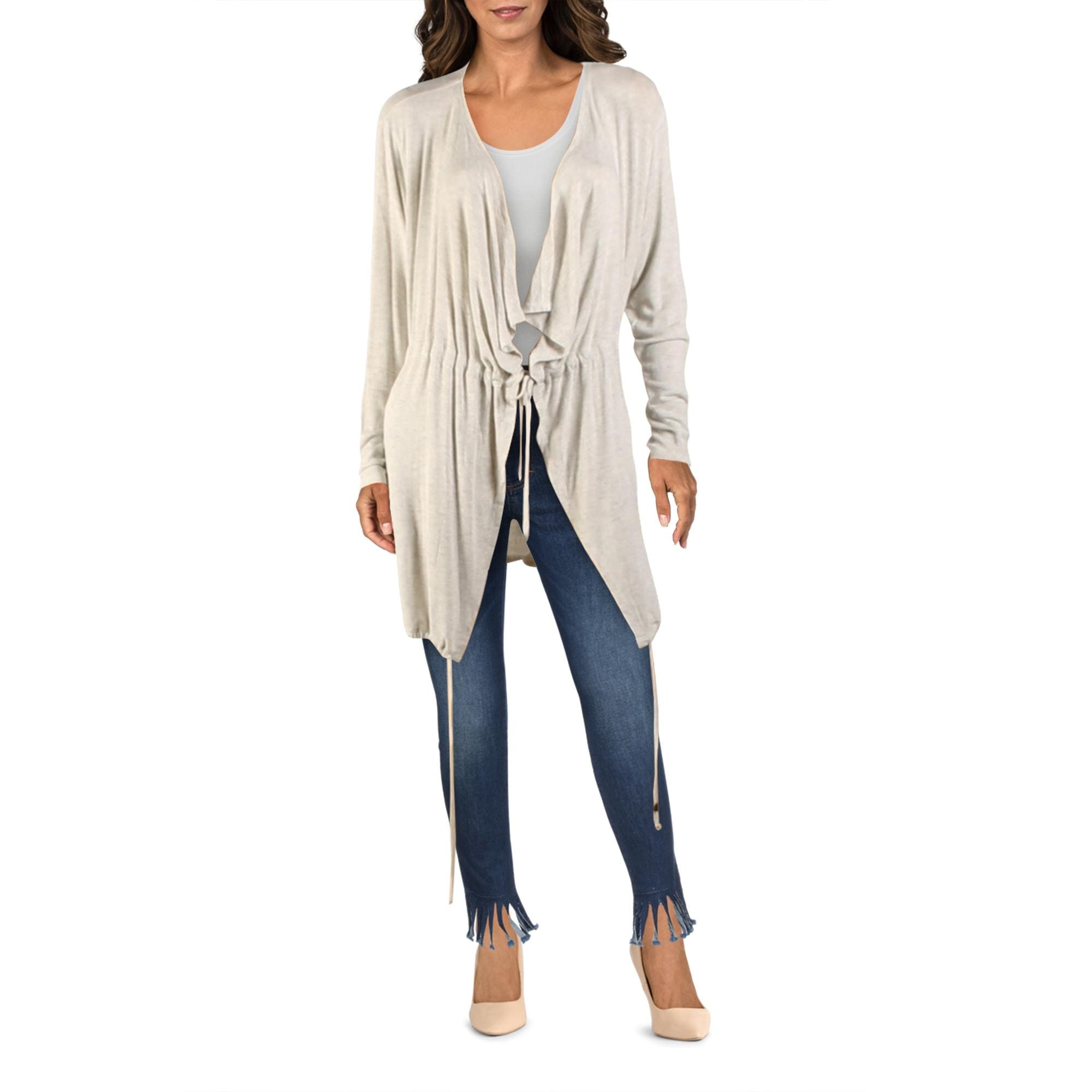 sweater with drawstring