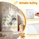 preview thumbnail 18 of 18, Costway Kids’ Bookshelf & Toy Storage Organizer with Rolling Drawer