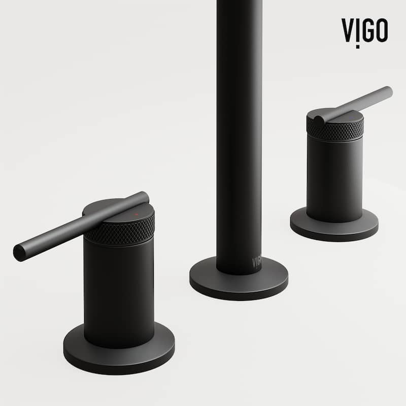 VIGO Sterling 7" H 2-Handle Widespread Bathroom Faucet